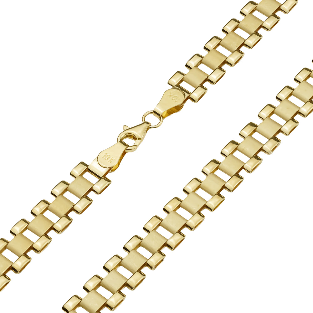 10k Gold Classic Rolex Chain (Hollow)