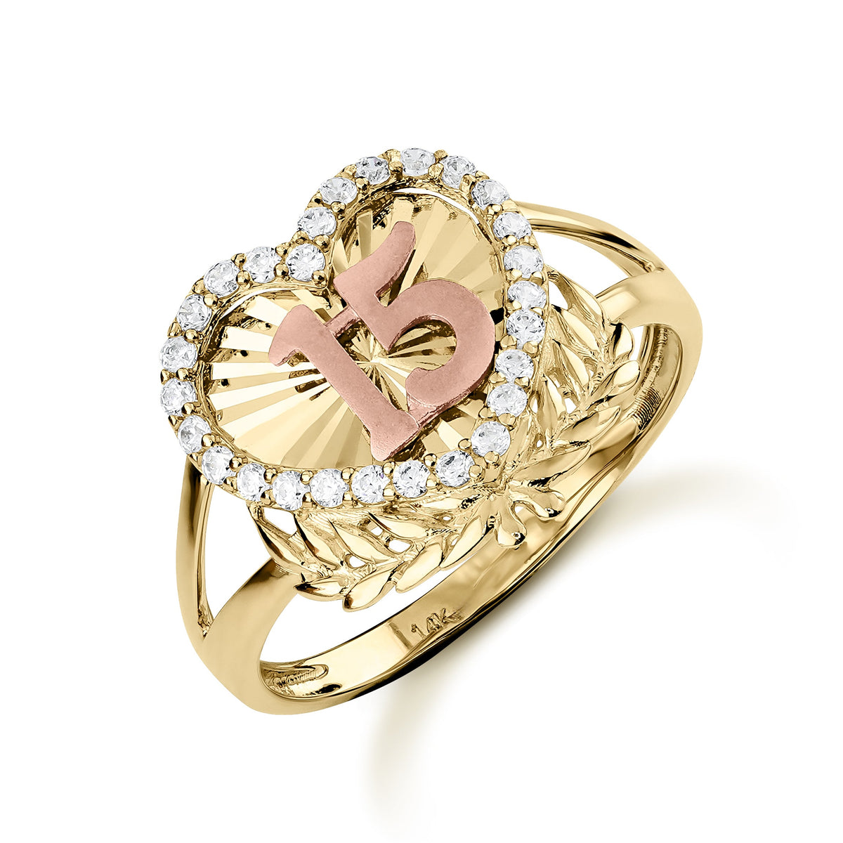 Gold Heart Rings