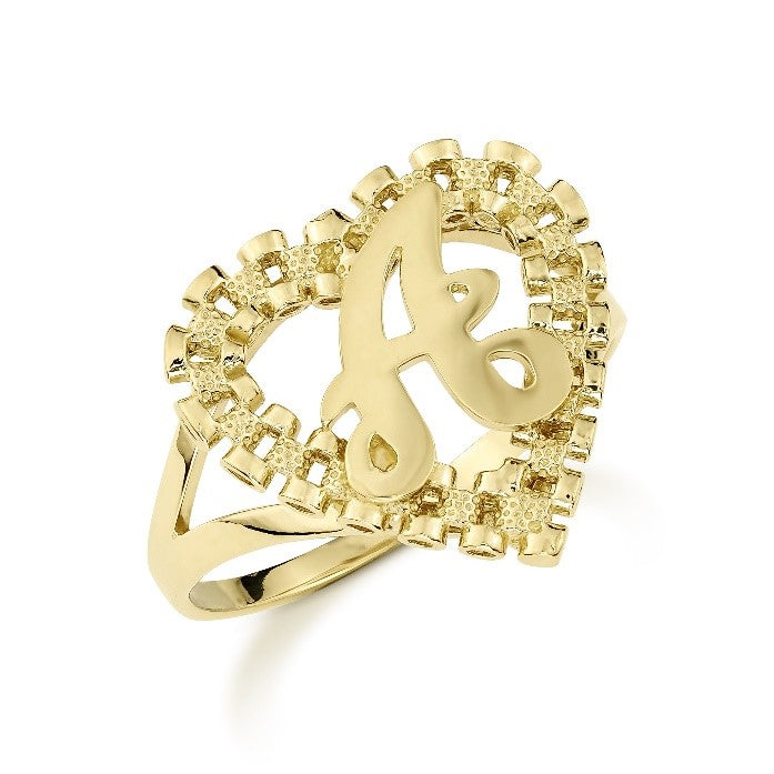 Gold Heart Ring 