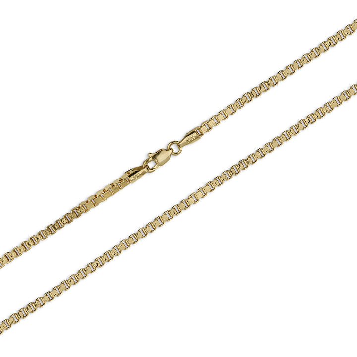 10k & 14k Gold Classic Box Chain (Solid)