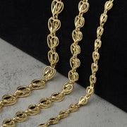 10k Gold Heart Turkish Chain (Solid)