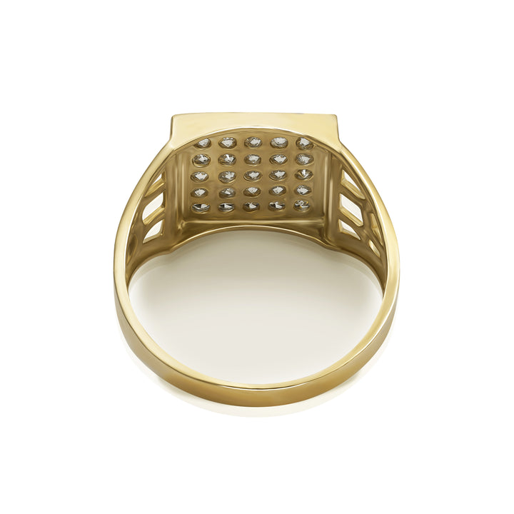 10k Gold Nate Square Signet Ring