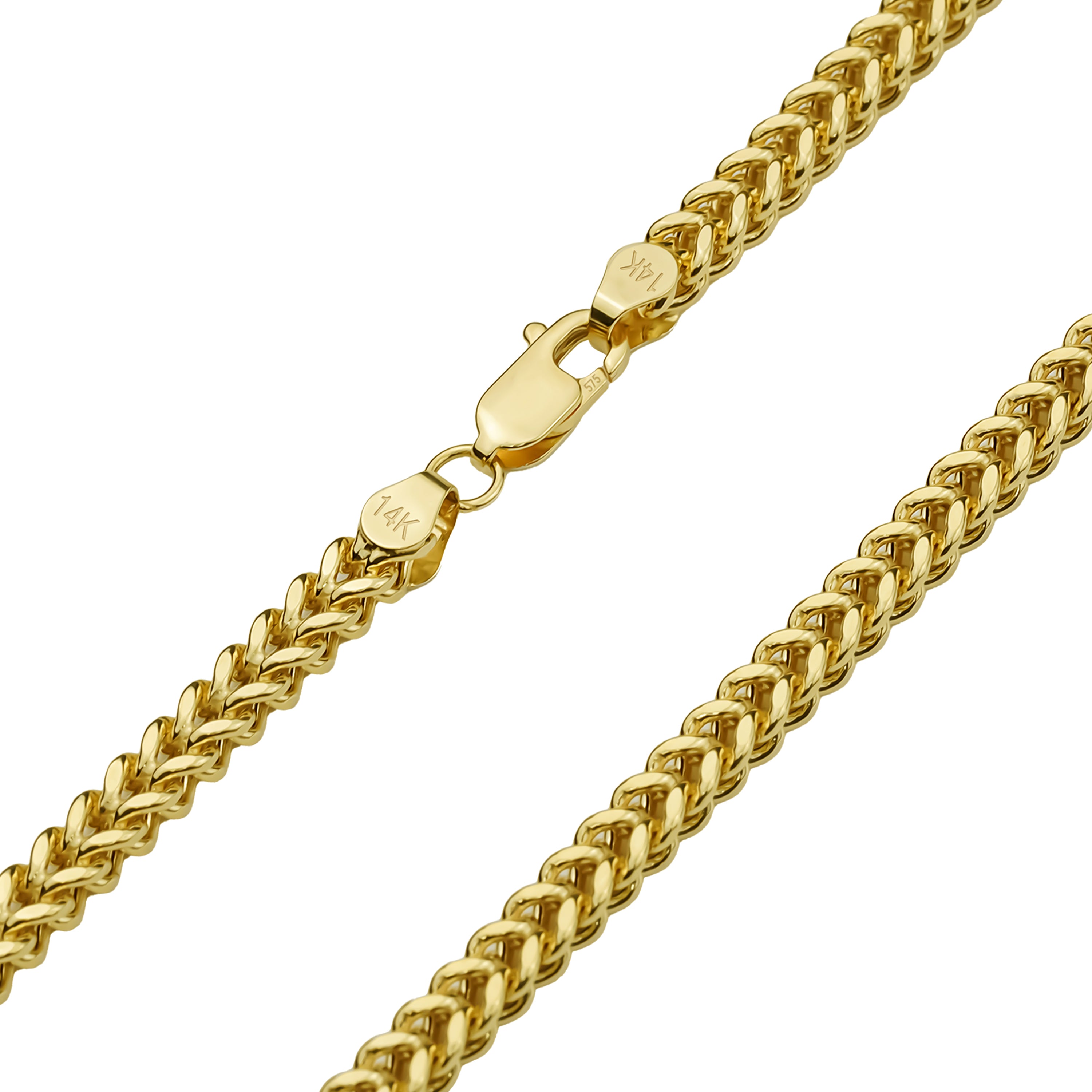 14k Gold Classic Franco Chain (Hollow)