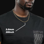 10k Gold Classic Franco Chain (Hollow)