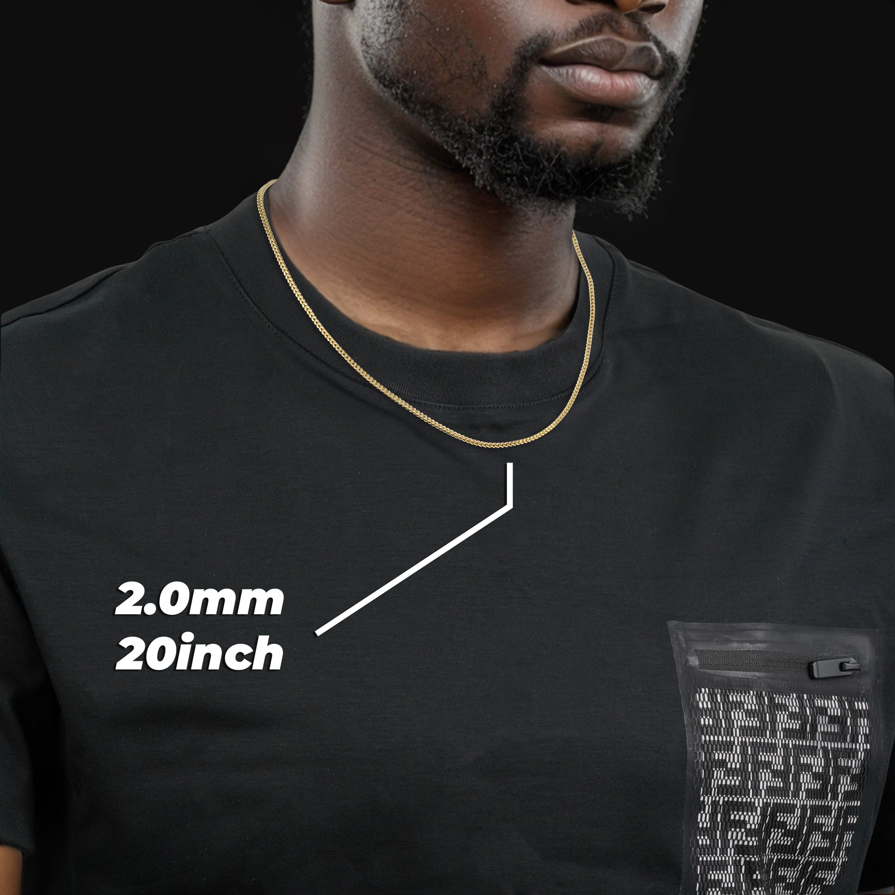 10k Gold Classic Franco Chain (Hollow)