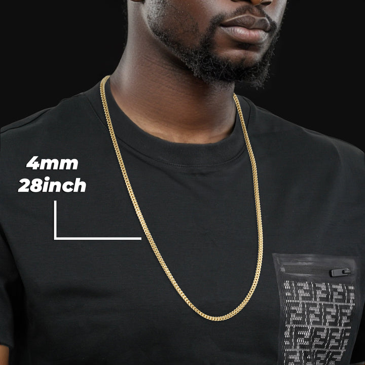 14k Gold Classic Franco Chain (Hollow)