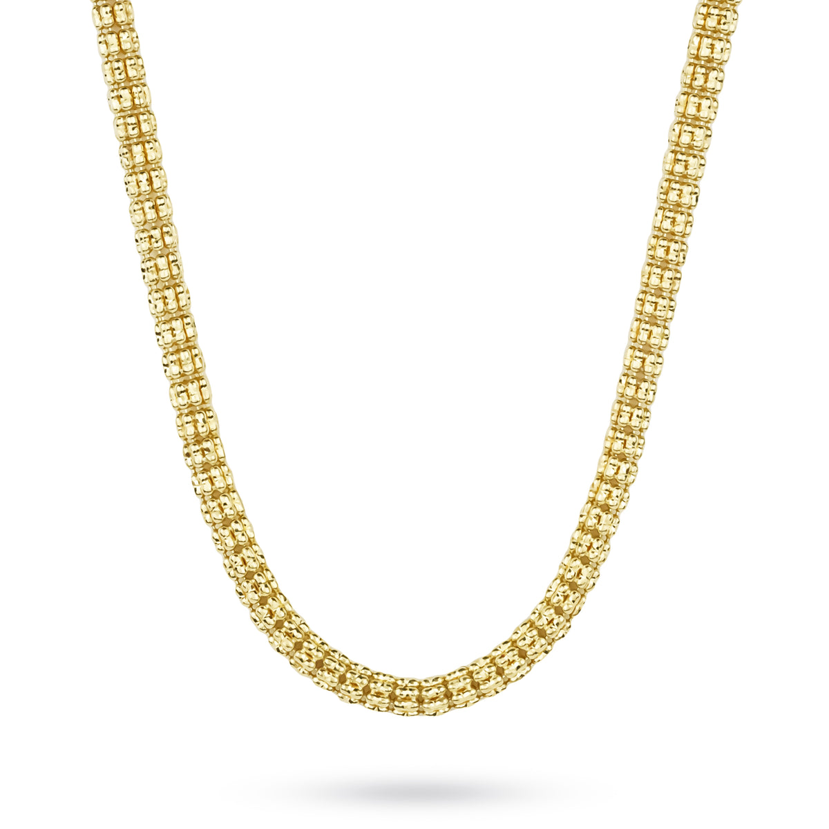 10k & 14k Yellow Gold Classic Ice Chain