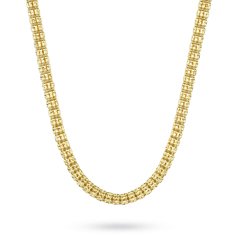 10k & 14k Yellow Gold Classic Ice Chain
