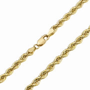 14k Gold Classic Rope Chain (Hollow)