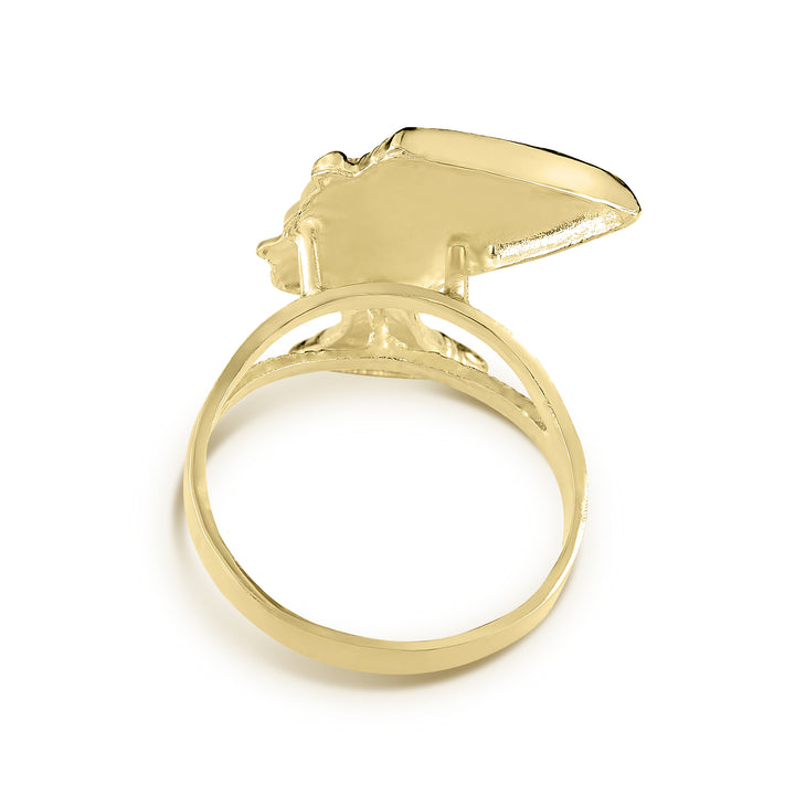 10k Gold Classic Nefertiti Ring