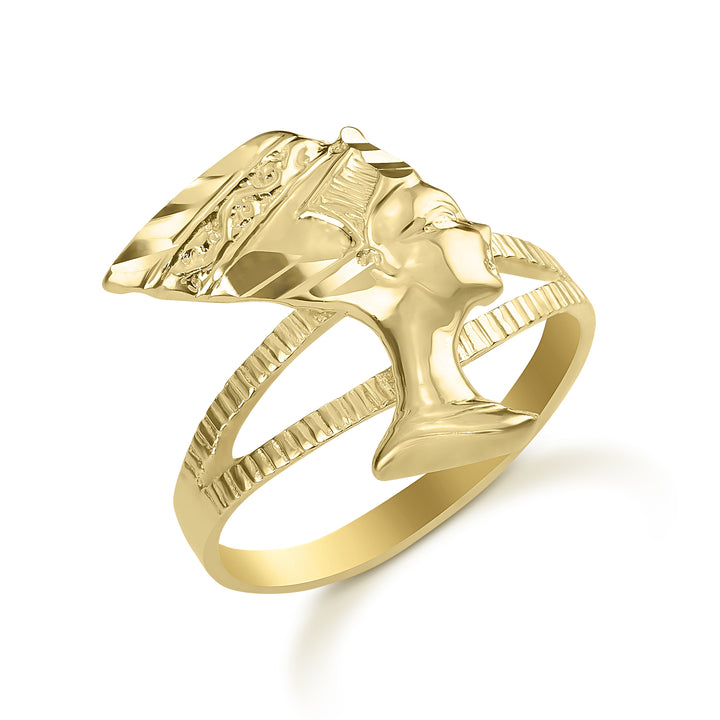 10k Gold Classic Nefertiti Ring