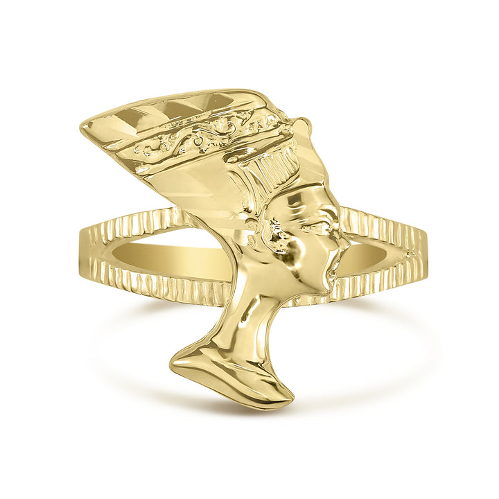 10k Gold Classic Nefertiti Ring