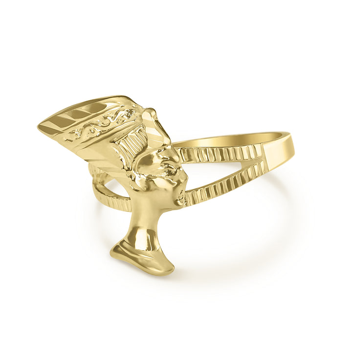 10k Gold Classic Nefertiti Ring