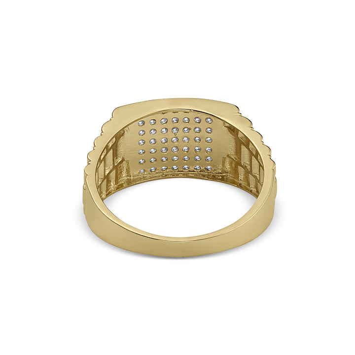 10k & 14k Circa Rectangle Rollie Ring