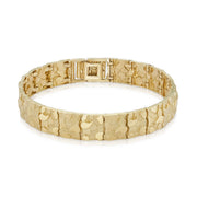 10k & 14k  Gold Classic Nugget Bracelet