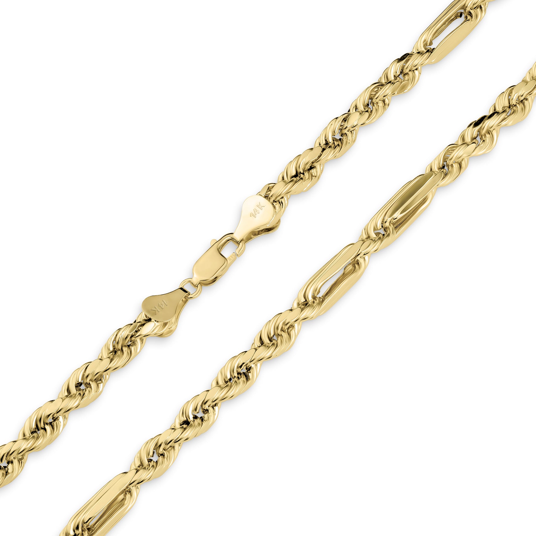 14k Gold Classic Milano Chain (Solid)