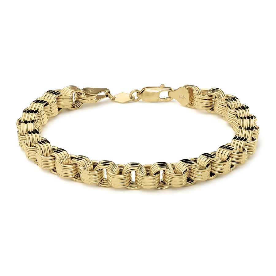 14k Gold Classic Alexander Chain (Hollow)