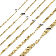 14k Gold Classic Alexander Chain (Hollow)