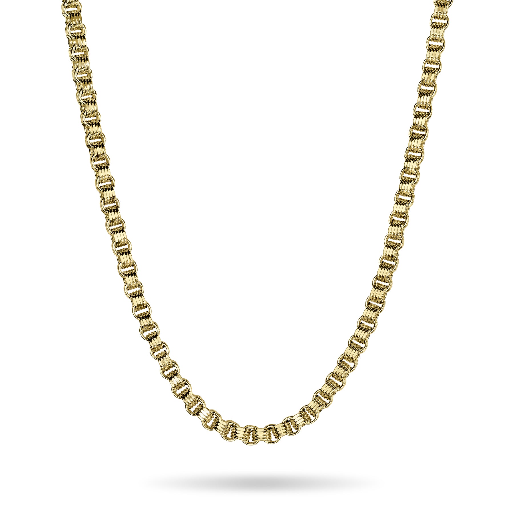 14k Gold Classic Alexander Chain (Hollow)