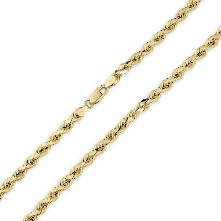 10k Gold Classic DC Rope Chain (Hollow)
