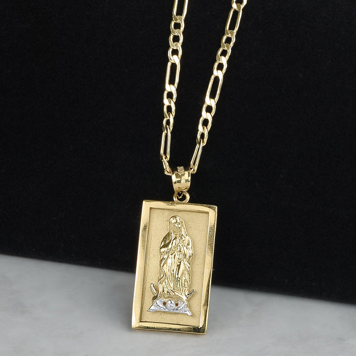 10k & 14k Gold Luxora Guadalupe Two-Tone Pendant