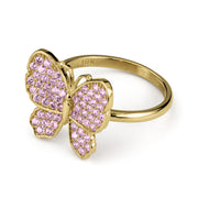 10k Gold Luxe Butterfly Classic Band Ring