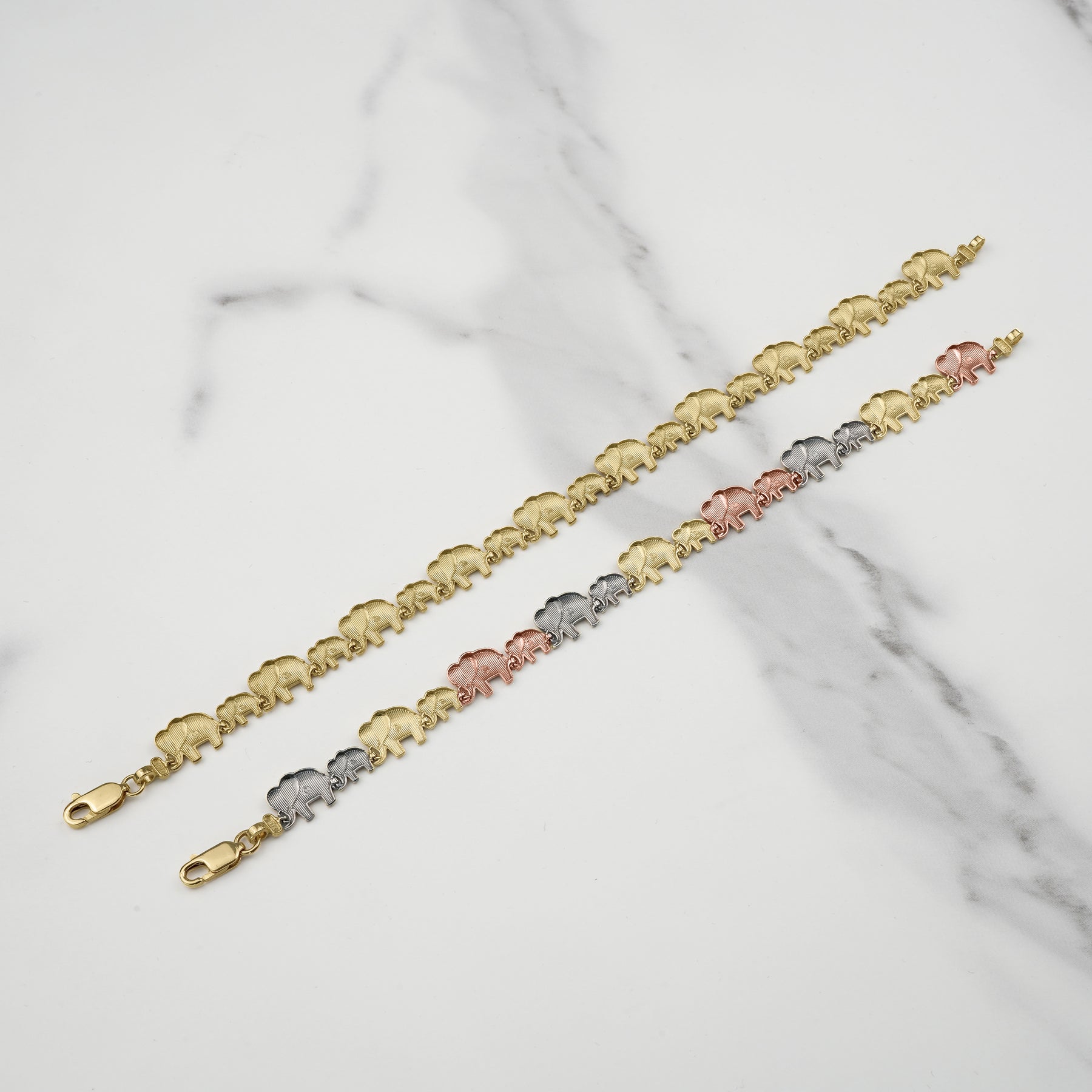 14k Gold Liora Lucky Elephant Bracelet