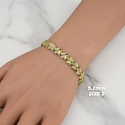10k & 14k Gold Fiori Hibiscus Flower Bracelet