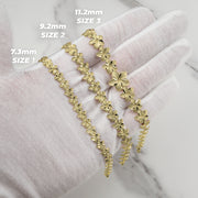 10k & 14k Gold Fiori Hibiscus Flower Bracelet