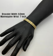 10k & 14k Gold DC Nugget Vintage Link Bracelet