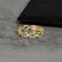 10k & 14k Gold Classic Cable Rolo Band Ring