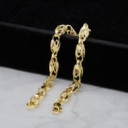 14k Gold Vintage Turkish Link Bracelet/Anklet