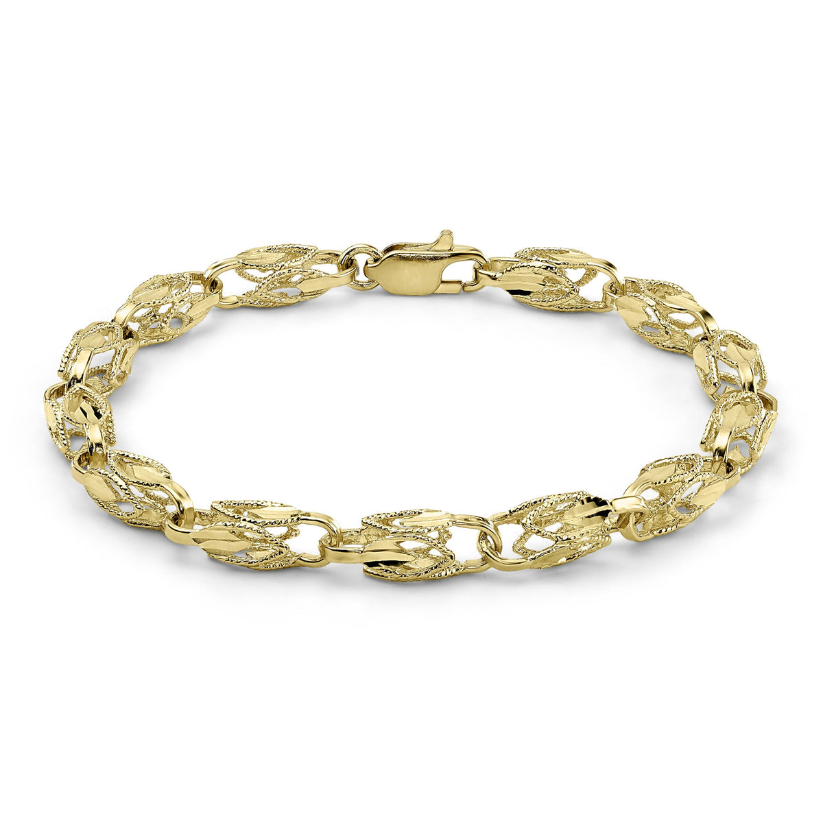 14k Gold Vintage Turkish Link Bracelet/Anklet