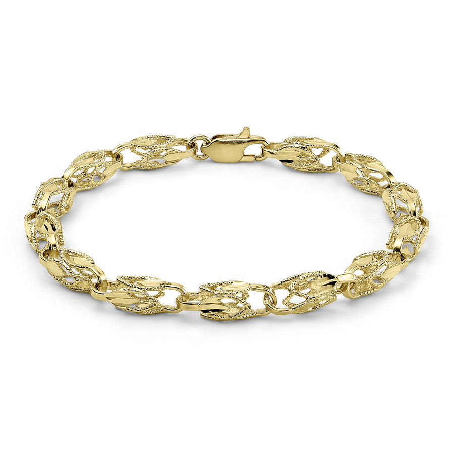 14k Gold Vintage Turkish Link Bracelet/Anklet