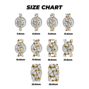 10k & 14k Gold DC Monaco Miami Cuban Chain Bracelet (Hollow)
