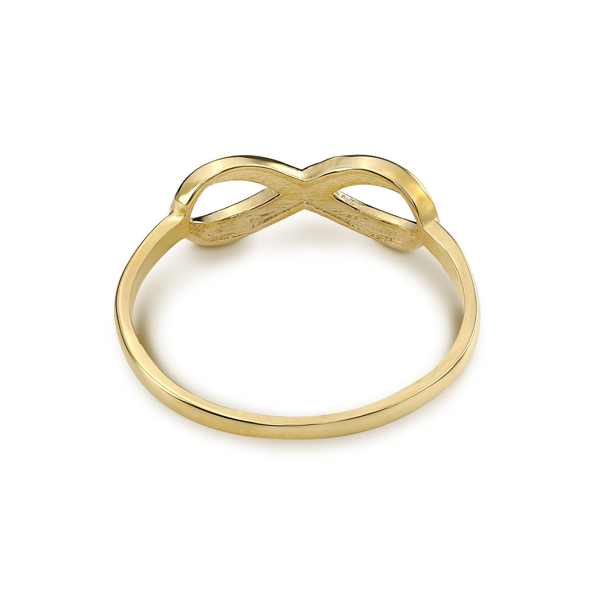 14k Gold Classic Infinity CZ Ring