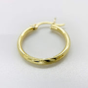 14k Gold Matte Round DC Tube (2.0mm)