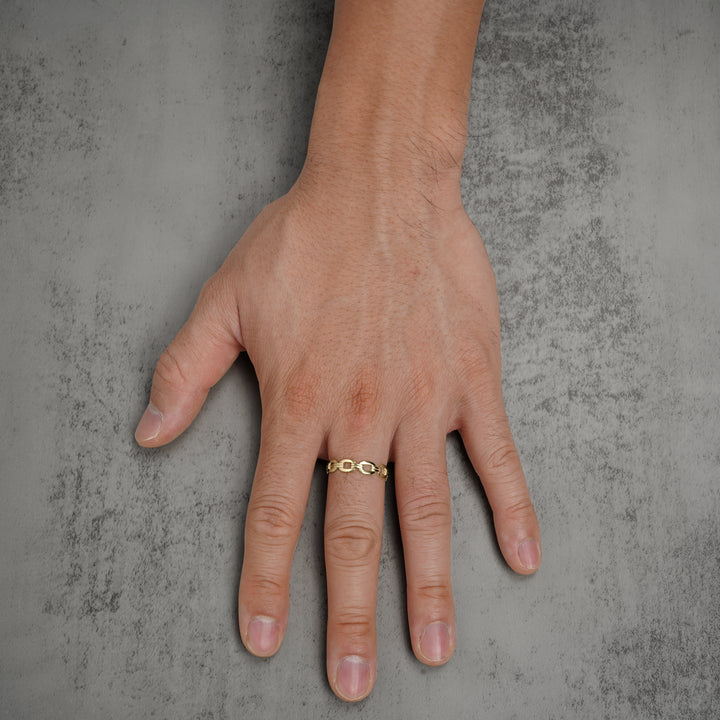 10k & 14k Gold Classic Cable Rolo Band Ring