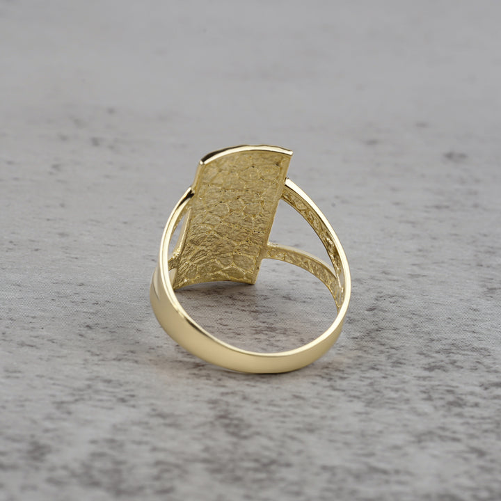 10k & 14k Gold Virgin Mary Rectangle Ring