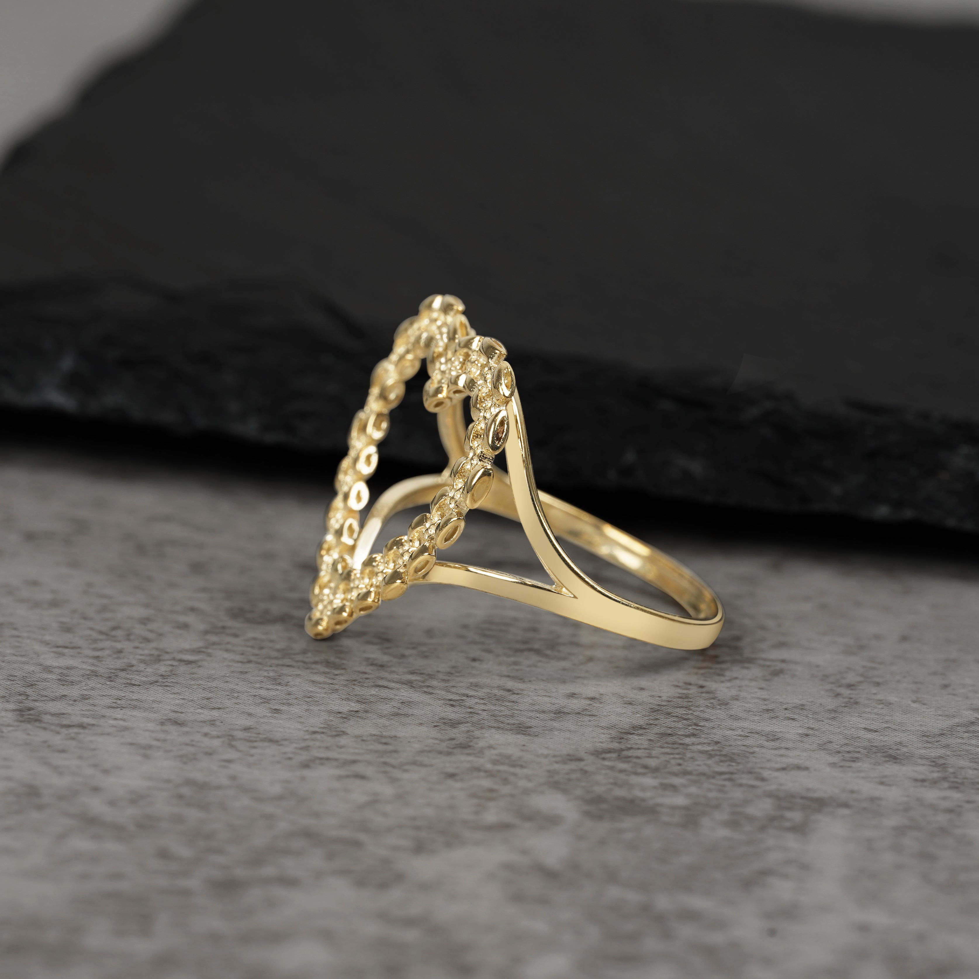10k Gold Royal Rollie Heart Ring – Nolters