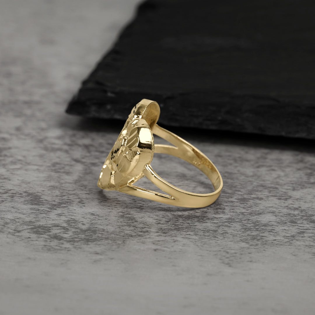 10k & 14k Gold Classic Heart Nugget DC Ring