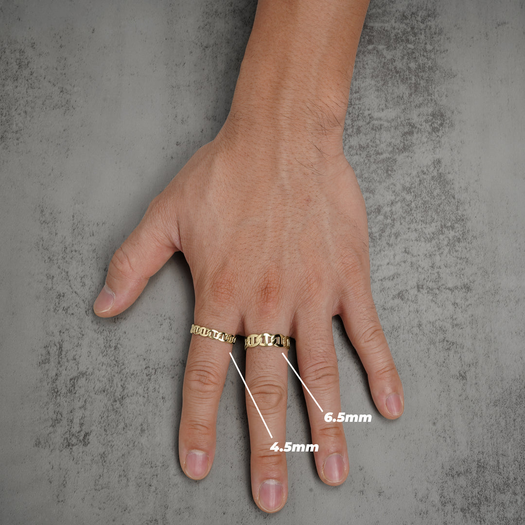 10k & 14k Gold Classic Mariner Band Ring