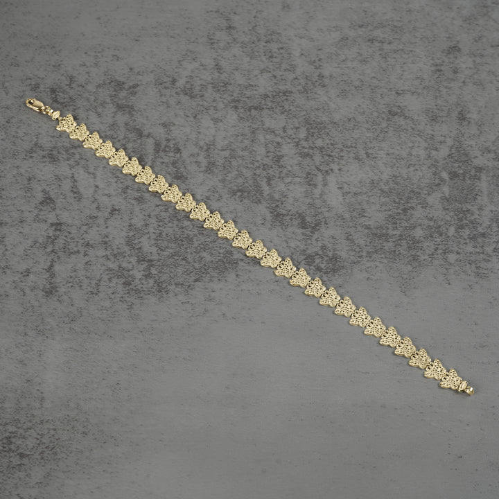 10k Gold Forev Nugget Butterfly Bracelet