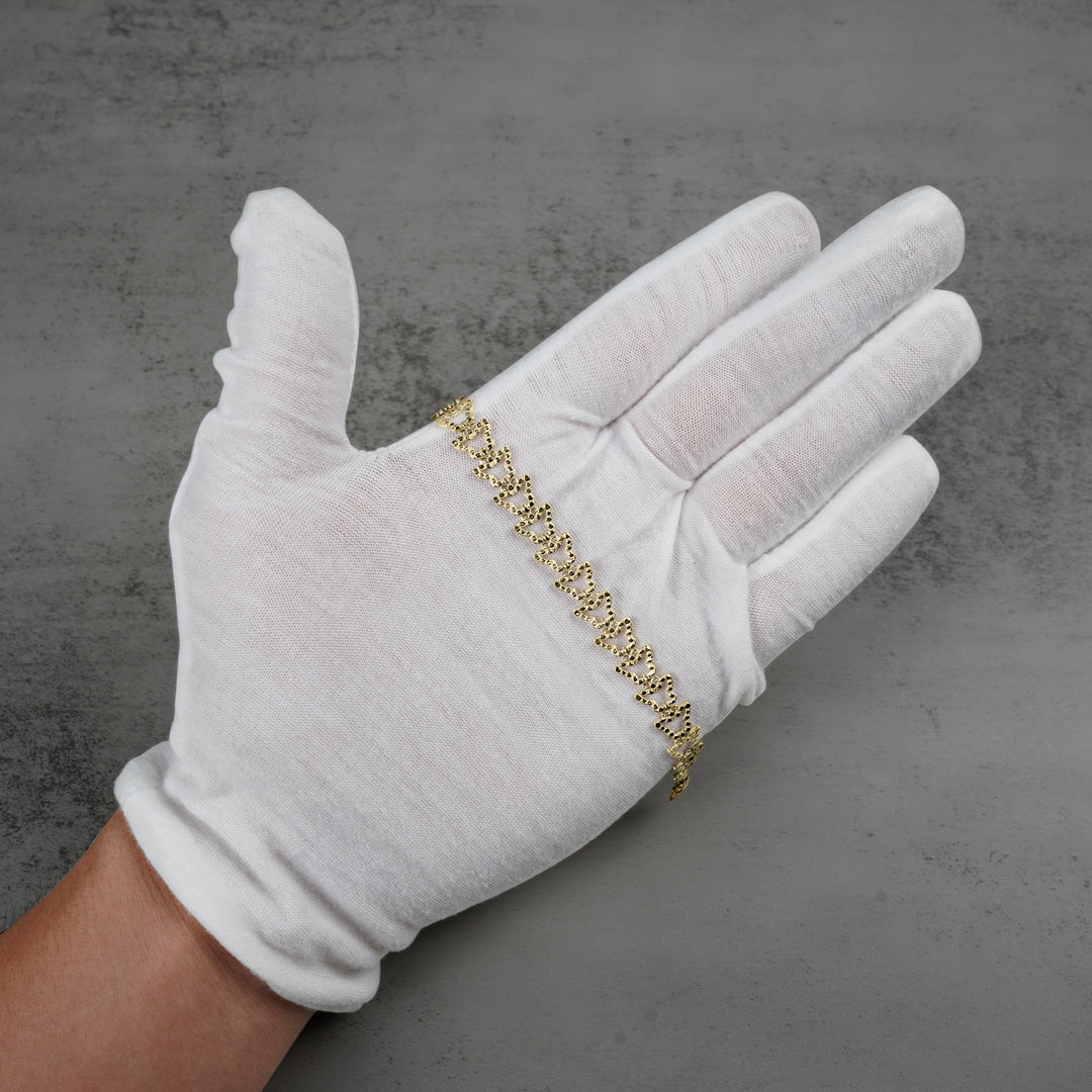 10k Gold Amori Nugget Butterfly Bracelet