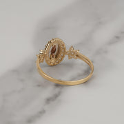 10k & 14k Gold Elvor Virgin Mary CZ Ring