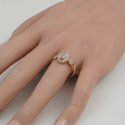 10k & 14k Gold Elvor Virgin Mary CZ Ring