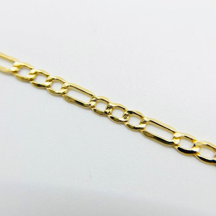14k Gold Classic Figaro Chain (Hollow)