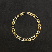 10k Gold Classic Figaro Link Bracelet/Anklet