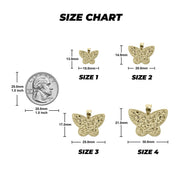 10k Gold Tyvor Nugget Butterfly DC Pendant