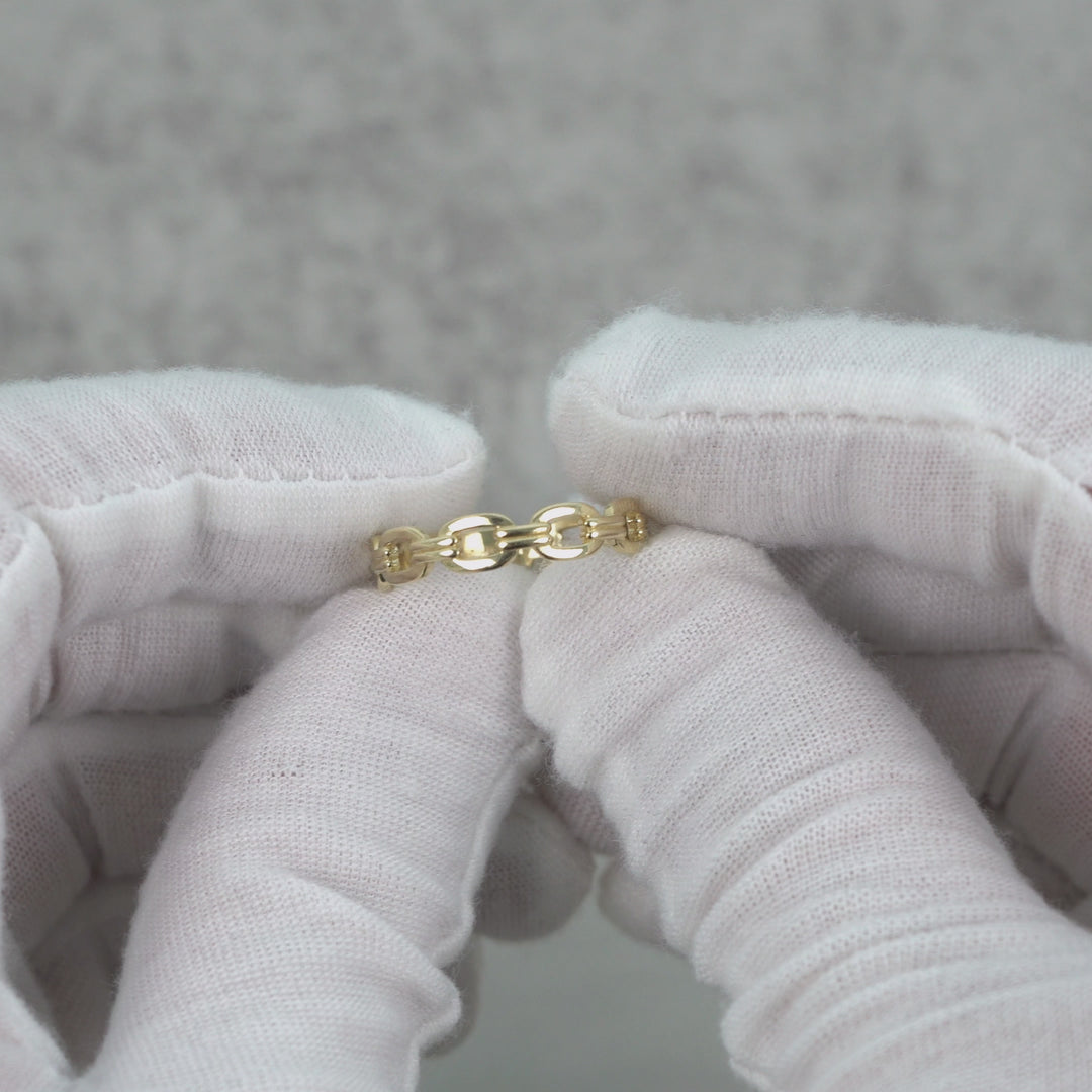10k & 14k Gold Classic Cable Rolo Band Ring